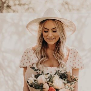 NWOT West Von Paper Straw Fedora